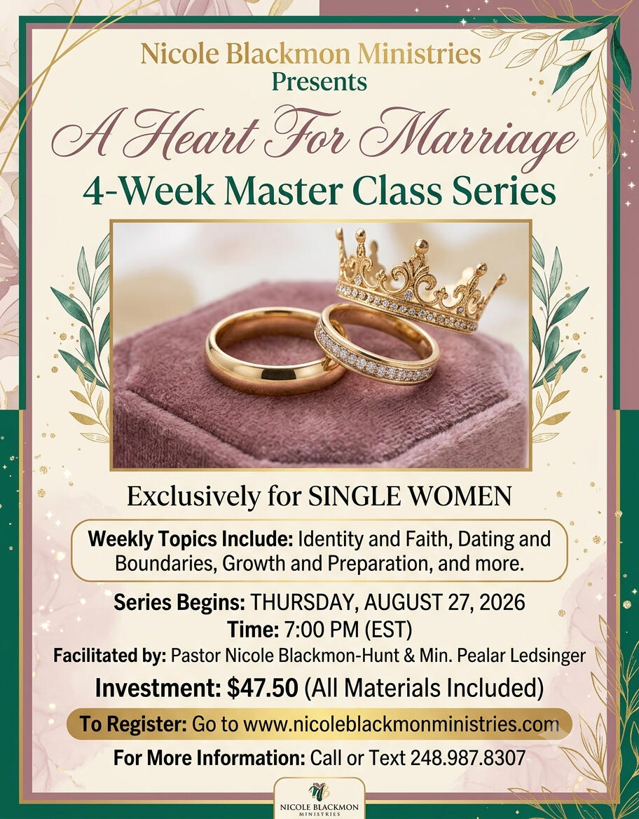 A Heart For Marriage Series REGISTER NOW!